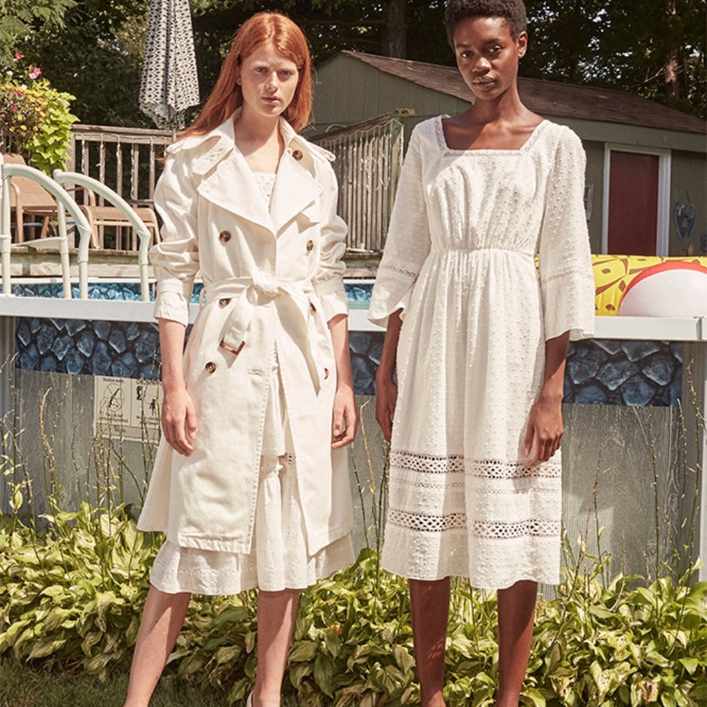 Rachel Antonoff White Trench Coat